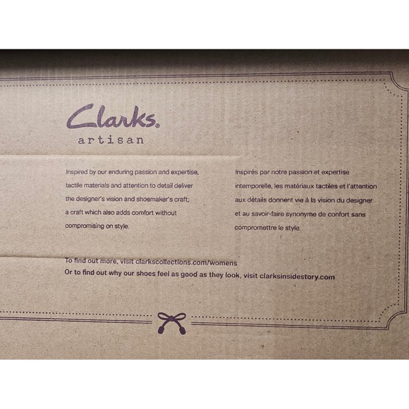 Clarks Daelyn Monarch Rust Suede Slip On Wedge Shoes Women US 7 M NIB - Picture 10 of 10